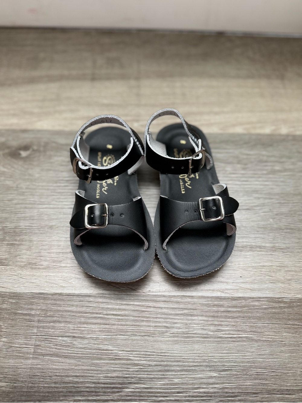 Salt Water Sandals by Hoy Navy Blue Buckle Toddler Sandals